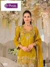 Grace By Pc Roamn Silk Embroidery Kurti With Bottom Dupatta 